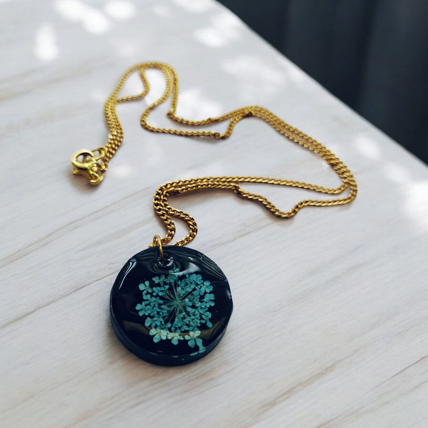 Blue Bloosam Necklace