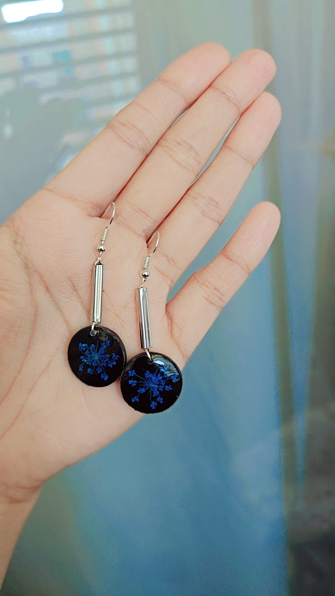 Blue Whisper Earrings