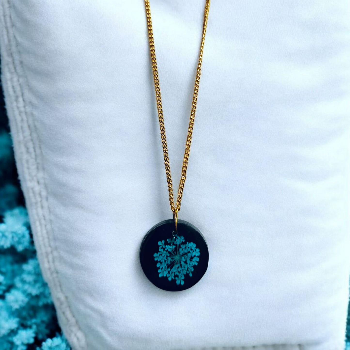 Blue Bloosam Necklace