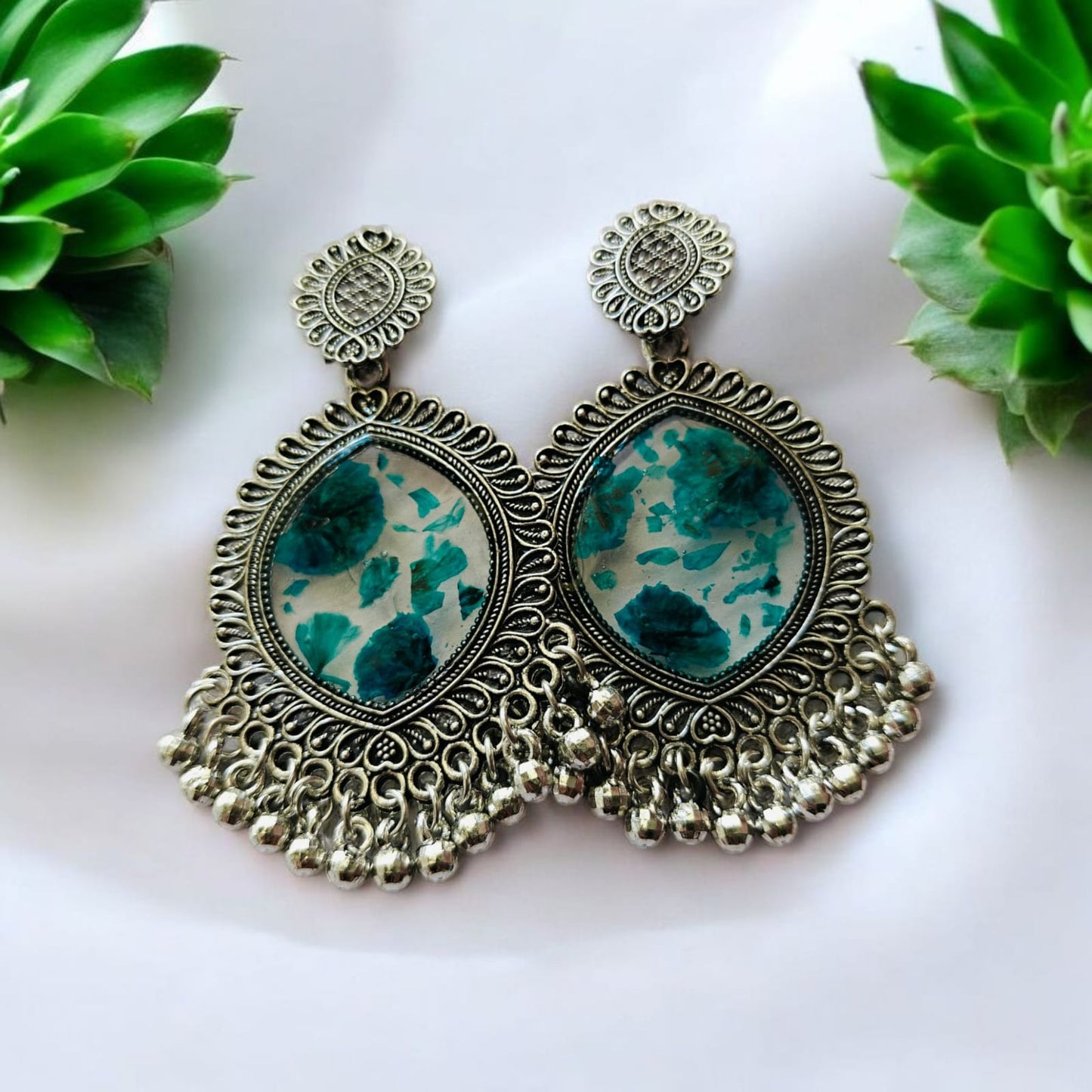 Blue Bloom Earrings