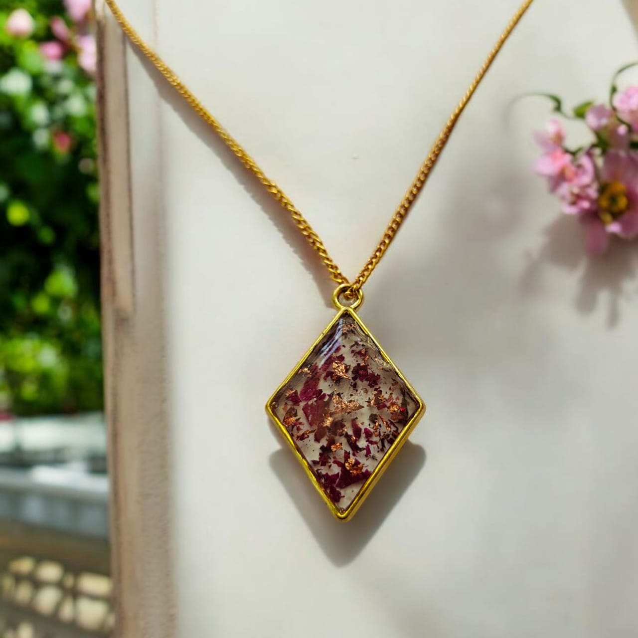 Rose Petal Necklace