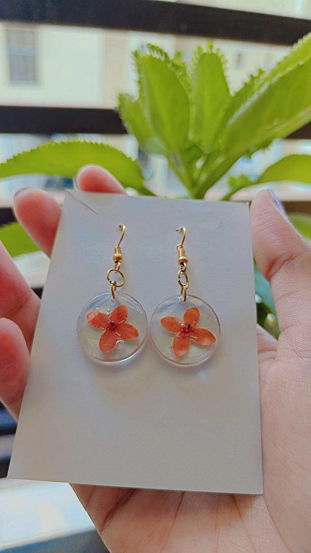 Scarlet Bloom Earrings