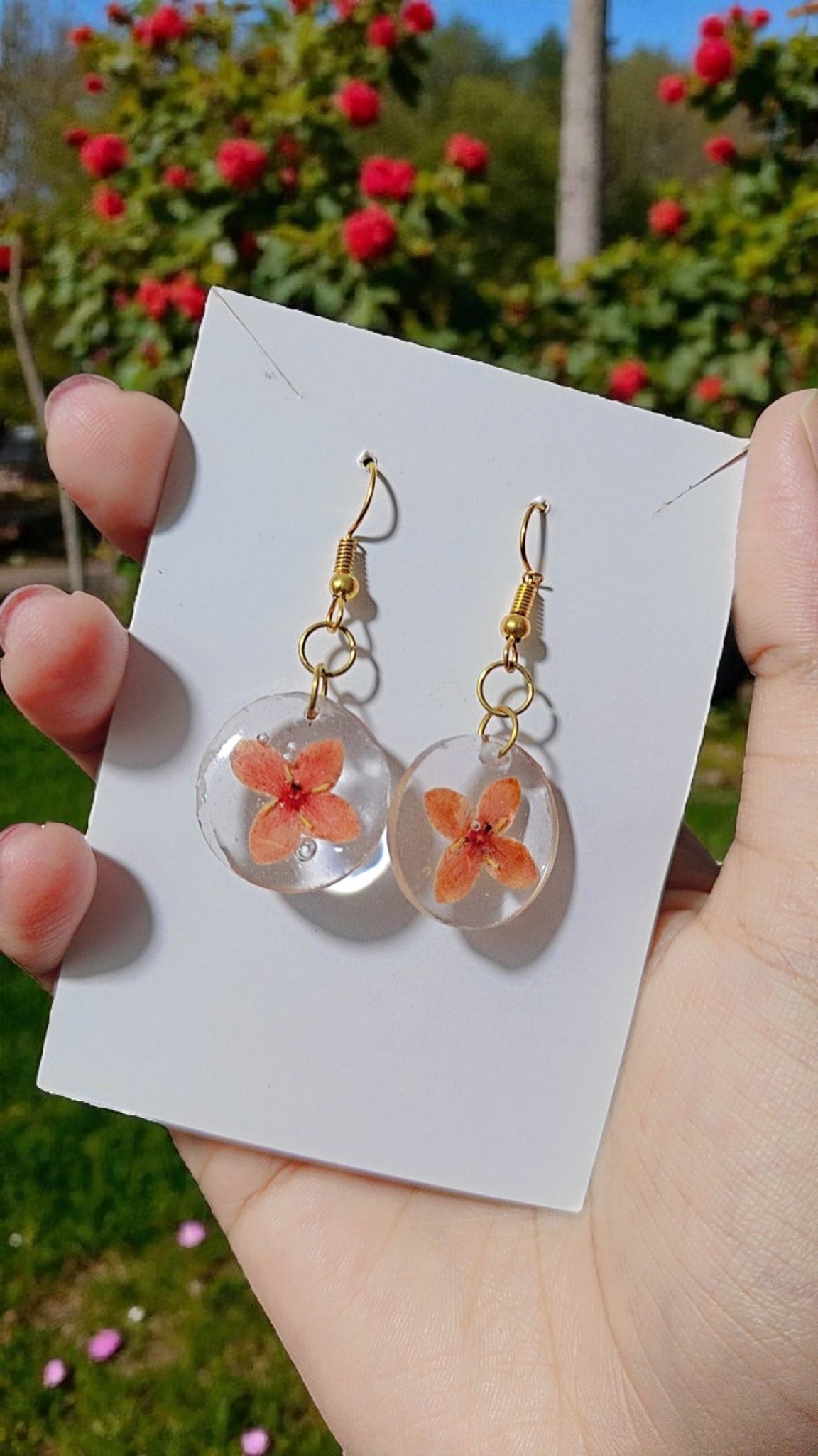 Scarlet Bloom Earrings