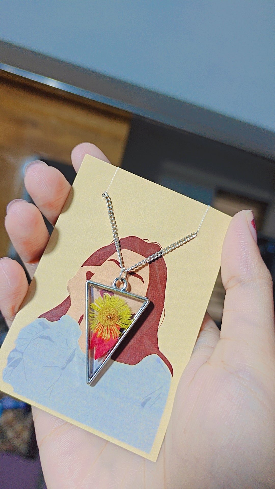 Crimson Sunburst Necklace